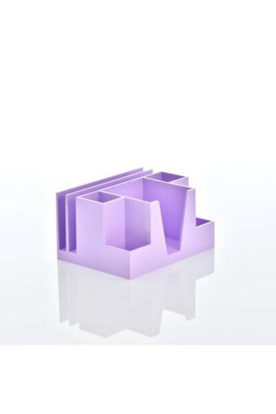 Ops Set de birou pentru pix și organizator violet pastel - Klm 207