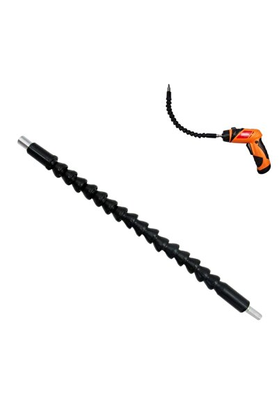 CTN Paltava Bits Uç Için Esnek Matkap Mili, 295 Mm Esnek Şaft - Siyah