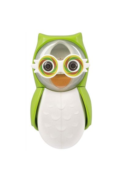 Flipper Rocs Flipper Owl with Timer (1 Minute) Hygienic Toothbrush Container