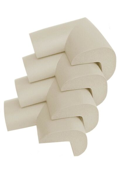 Genel Markalar Köşe Koruyucu Yastık Sünger 4lü Saf Kauçuk Masa Sehpa Kenar Kö...