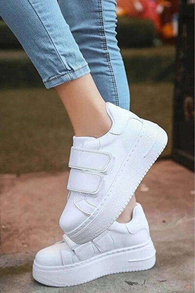 simethrift Double Velcro Thick Sole Sneakers - Casual Sneakers