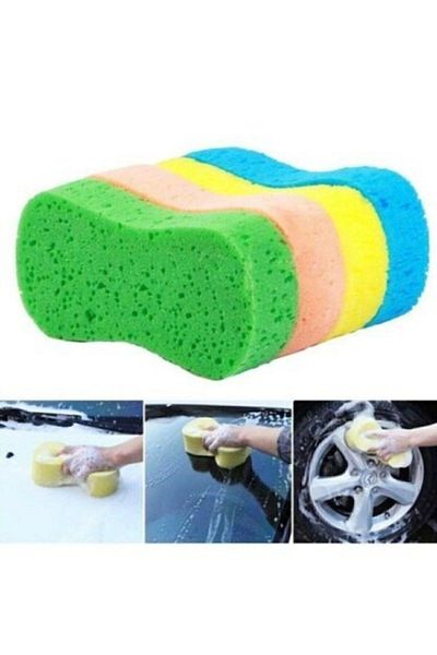 Karadağ Car Wash Sponge - Colorful 22x12x6cm