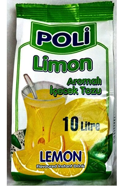 POLI Limon Aromalı Içecek Tozu - 10litre - Soğuk Limonata - Limonata Tozu