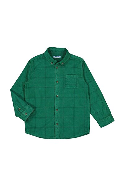 MAYORAL Boy's Corduroy Shirt Green 4105