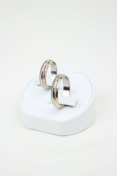 Gri Gümüş Büyüleyici Rüya Döngüsü 925 Ayar Gümüş Alyans, Nişan ve Söz Yüzüğü