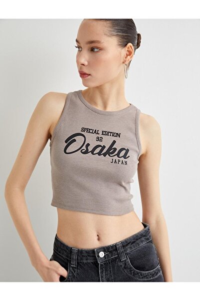 Koton Women's Osaka Crop Tank Top