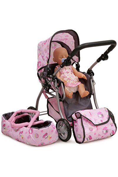 Nano Oyuncak Bebek Arabası Kitty