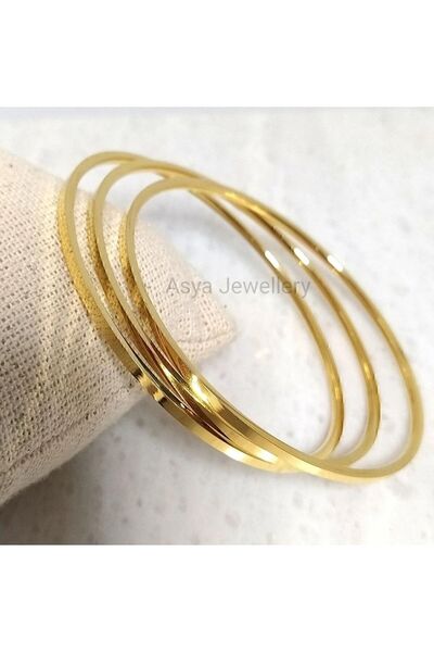 Asya Jewellery Paslanmaz Çelik Kibrit Çöpü Model Ince Ajda Bilezik (adet Fiyatıdır)