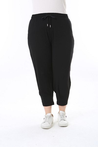 Era Lisa Plus Size Comfortable Viscose Capri - Lycra Trousers