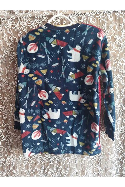 aryam butik Boy's Fleece Pajama Set - Polar Bear