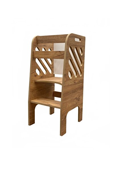 Koala Baby Shop Montessori Yükseklik Ayarlı Beyaz Yazı Tahtalı Öğrenme Kulesi...