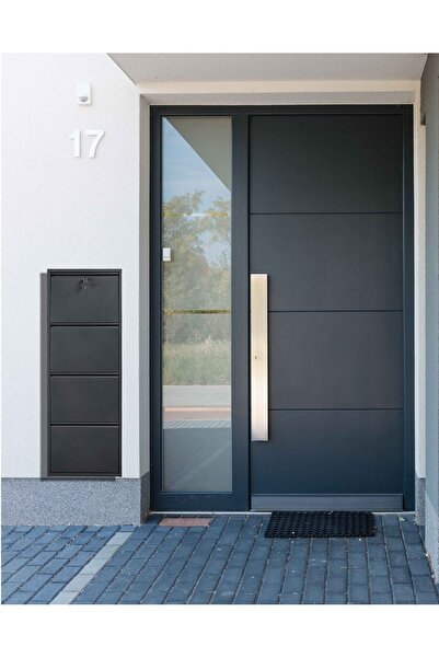 adlsteel 4'lü Metal Ayakkabılık KİLİTLİ ANTRASİT