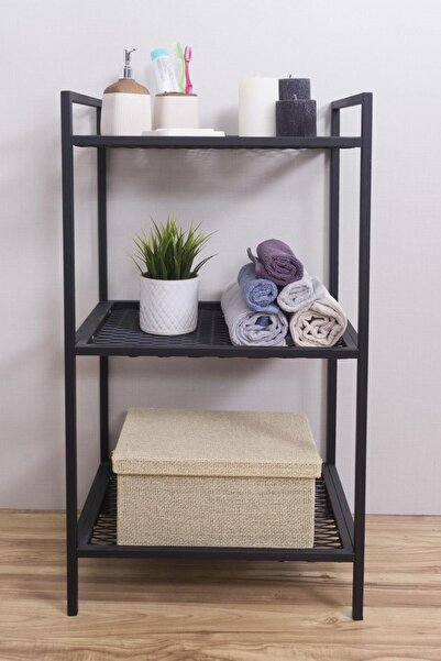 Home Metal Banyo Malzeme Rafı Metal Organizer Dekoratif Çok Amaçlı Tel Dolap