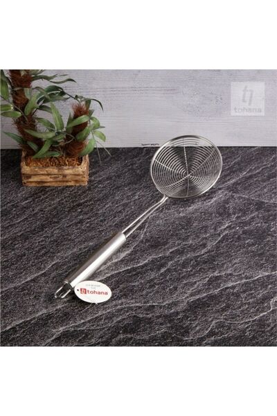 Genel Markalar Kızartma Kevgiri, Yağ Süzgeci, Çelik Tel Kevgir 12 Cm Thn74588...