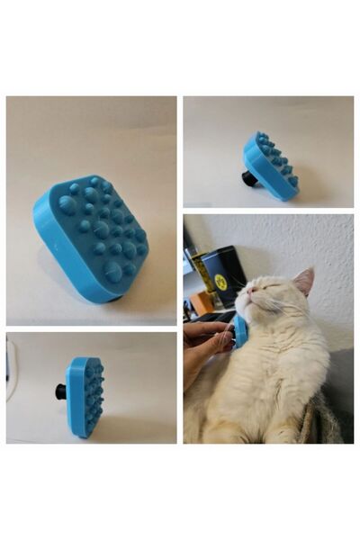 Genel Markalar Kediler İçin Masaj Aleti Kedi Masaj Aksesuarı (3 Lü Set)