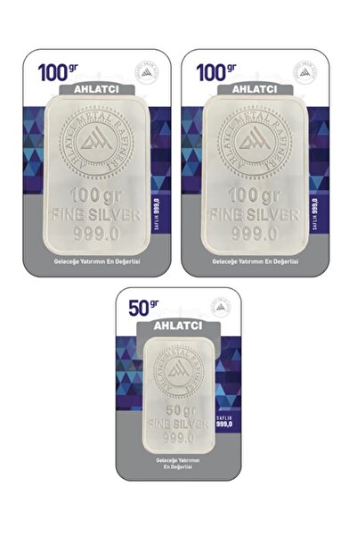 Ahlatcı 250 Gram Külçe Gümüş