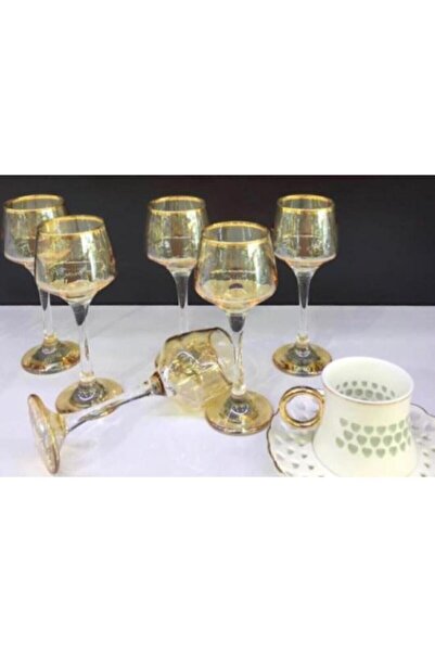 ÖCAL Lal Kahve Yanı Su Bardağı 6’lı