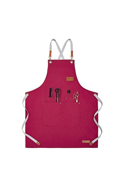 YDZ Boyundan Askılı Çömlek Resim Sanat Önlüğü Master Chef Cafe Restaurant Şef...