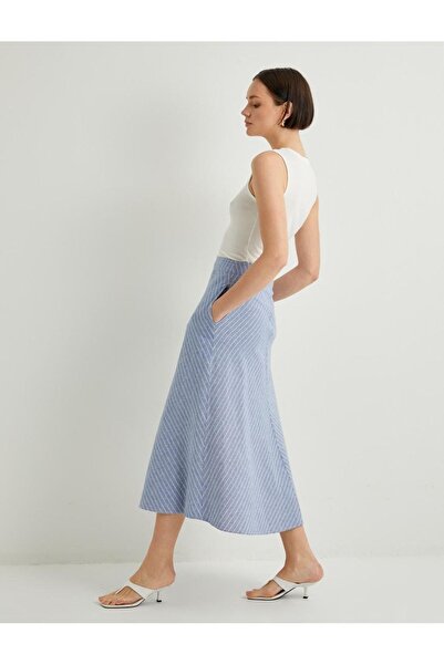 Koton Kadın Kesim Midi Etek