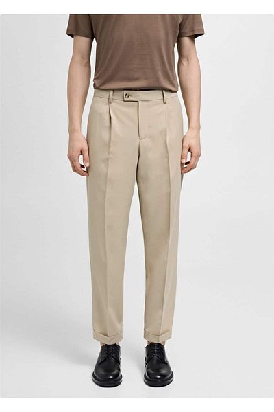MANGO Man Suit Trousers with Regular Cut