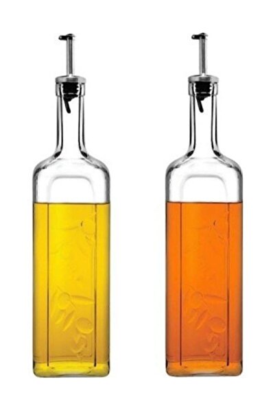 Paşabahçe 80230 Metal Kapak Çam Yağlık 2'li 1 Litre 1 Litre