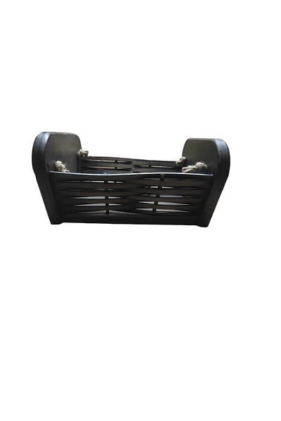Özkar Wooden Bread Basket Bread Box Gray White