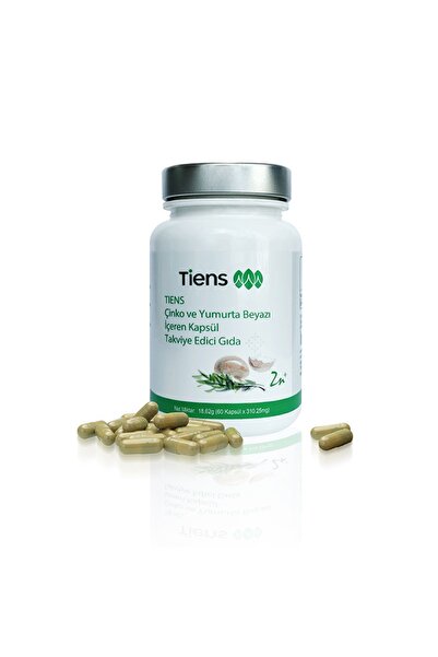Tiens Çinko ve Yumurta Beyazı İçeren Kapsül Takviye Edici Gıda