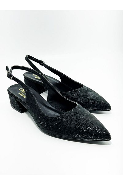 ZSHOES Women's Large Size Laser Embroidered 3.5cm Light Heeled Shoes