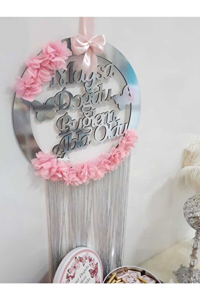 ARMAĞAN BEBEK NİKAH ŞEKERİ Квіткова прикраса для дитячих дверей