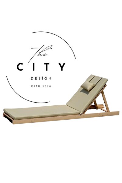 petspati Pernă pentru șezlong cu fermoar Rual, bej, 60x180x5 cm, pernă de pla...