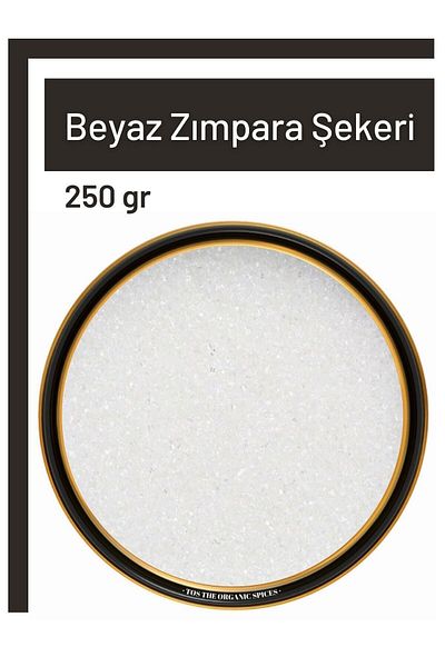 TOS The Organic Spices 250 g White Sanding Sugar - White Sanding Sugar