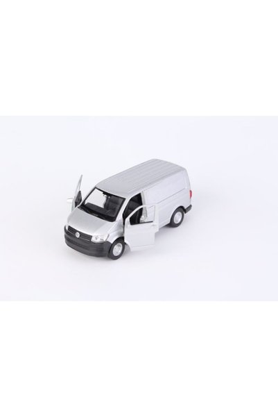 WELLY Gray Transporter T6 Diecast Metal Pull Drop Model Car