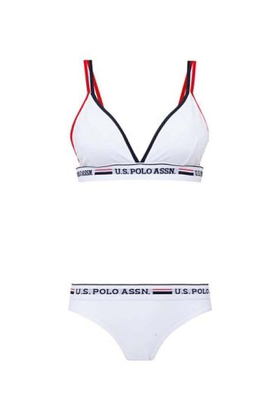 U.S. Polo Assn. Women's Bustier Panty Set