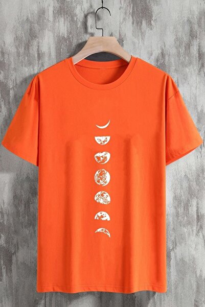 trendypassion Bedrucktes T-Shirt mit Mondphasen