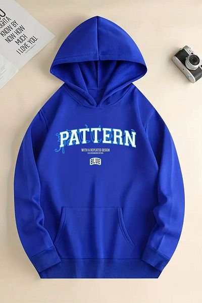 uyguntarz Unisex oversize mikina - potištěný vzor