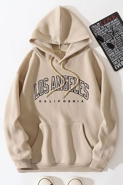 uyguntarz Unisex φούτερ με στάμπα Los Angles
