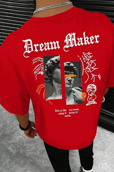 uyguntarz Μπλουζάκι Unisex Dream Maker Printed Design