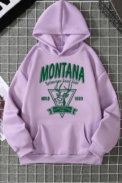 uyguntarz Φούτερ με στάμπα Montana Unisex