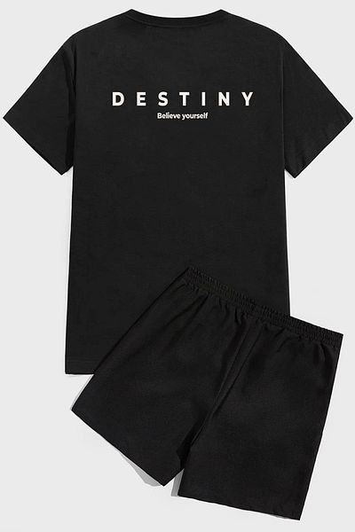 uyguntarz Σετ σορτς Destiny Print