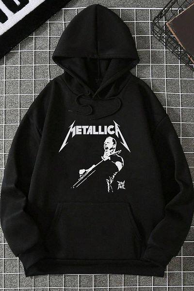 uyguntarz Унисекс суичър с принт Metalica