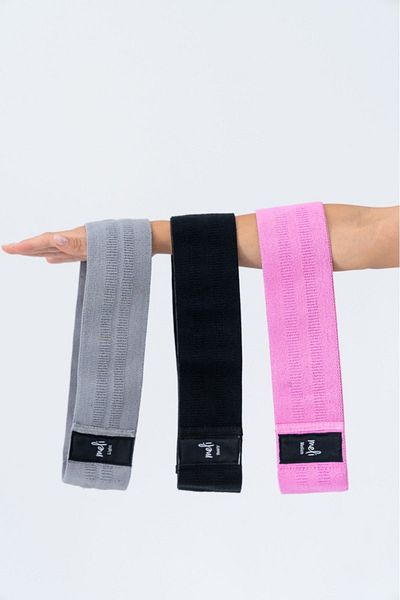 JoinMeli Set de benzi de rezistență pentru picioare și șolduri Meli din 3 piese |   Set dur mediu moale