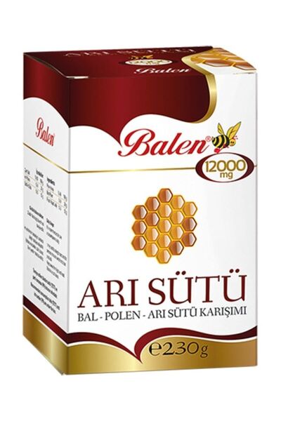 Balen Bal Polen Arı Sütü Karışımı Macunu 12000 Mg 230 Gr