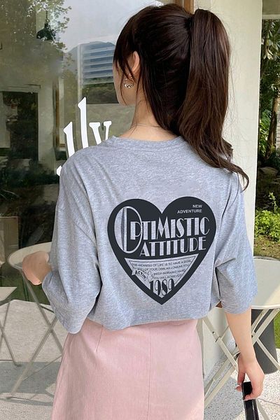 uyguntarz Unisex T-Shirt mit optimistischem Aufdruck