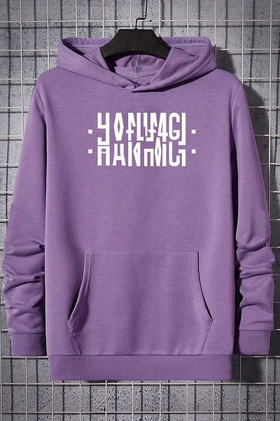 uyguntarz Hanımcı Geschriebenes gefaltetes Sweatshirt