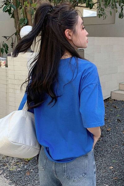 trendypassion Μπλουζάκι με στάμπα στην πλάτη