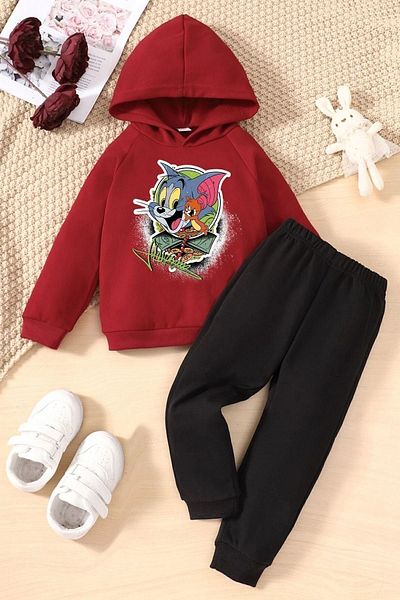 uyguntarz Kids Tom Jerry Tracksuit Set