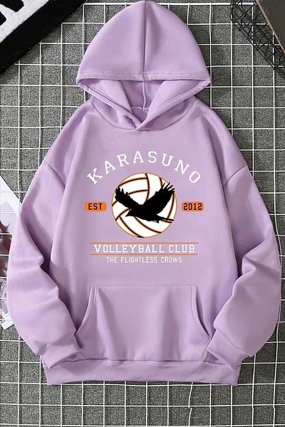 uyguntarz Φούτερ με στάμπα Karasuno Unisex