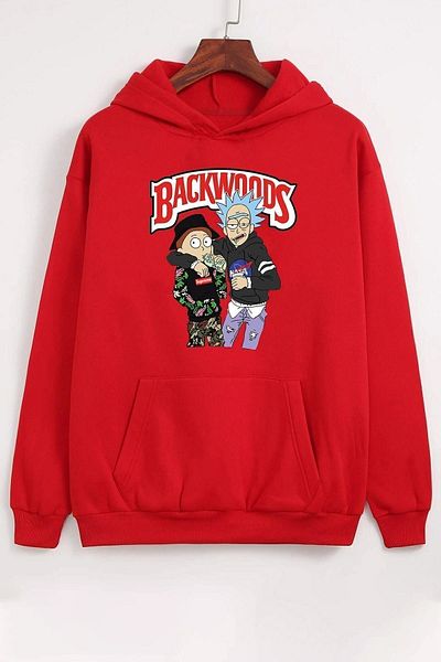 uyguntarz Унисекс суичър с щампи Backwoods