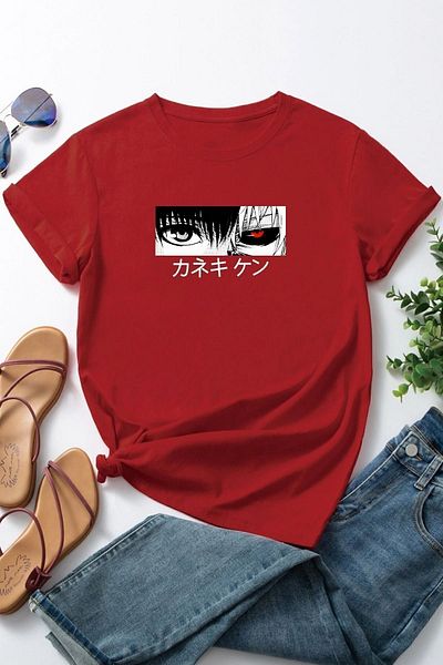 uyguntarz Unisex μπλουζάκι με στάμπα Ken Kaneki
