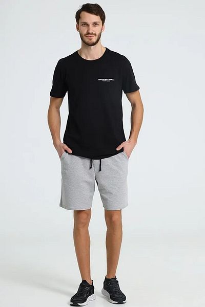 uyguntarz Unisex Βαμβακερό άνετο χτενισμένο σορτς